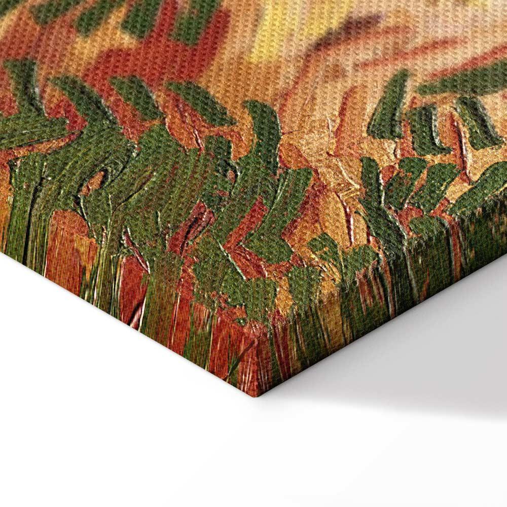 Leinwandbild - Vincent Van Gogh – Tree roots