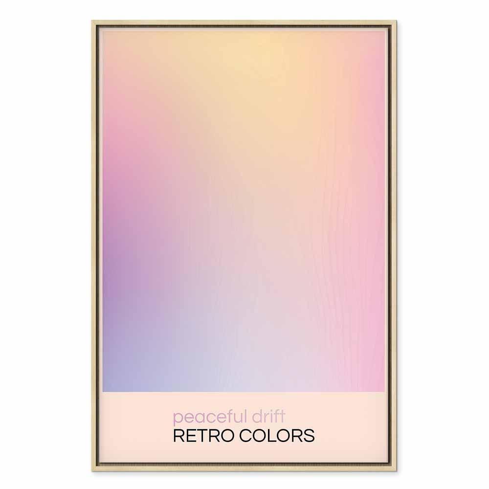 Leinwandbild - Peaceful Drift - Delicate Pastel Shades Creating a Harmonious Whole