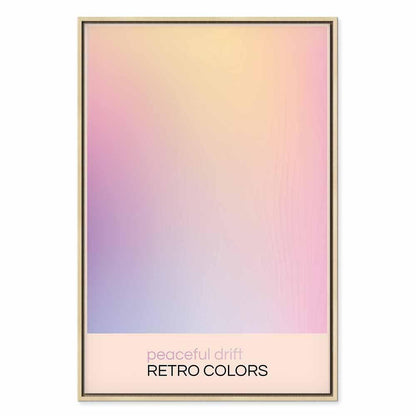 Leinwandbild - Peaceful Drift - Delicate Pastel Shades Creating a Harmonious Whole