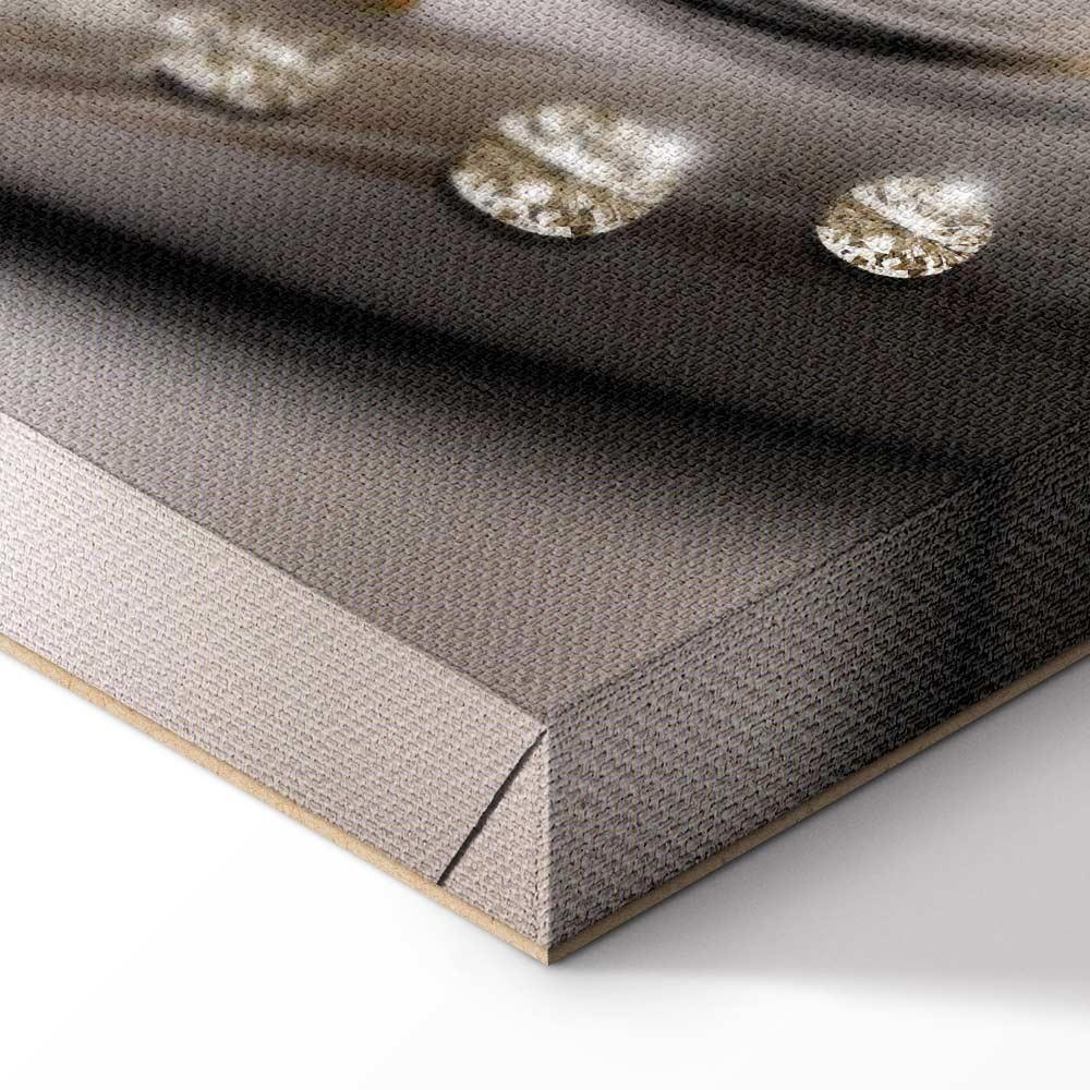 Leinwandbild - Orchid with Diamonds