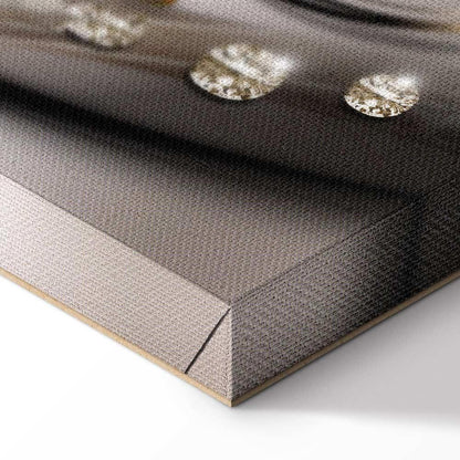 Leinwandbild - Orchid with Diamonds