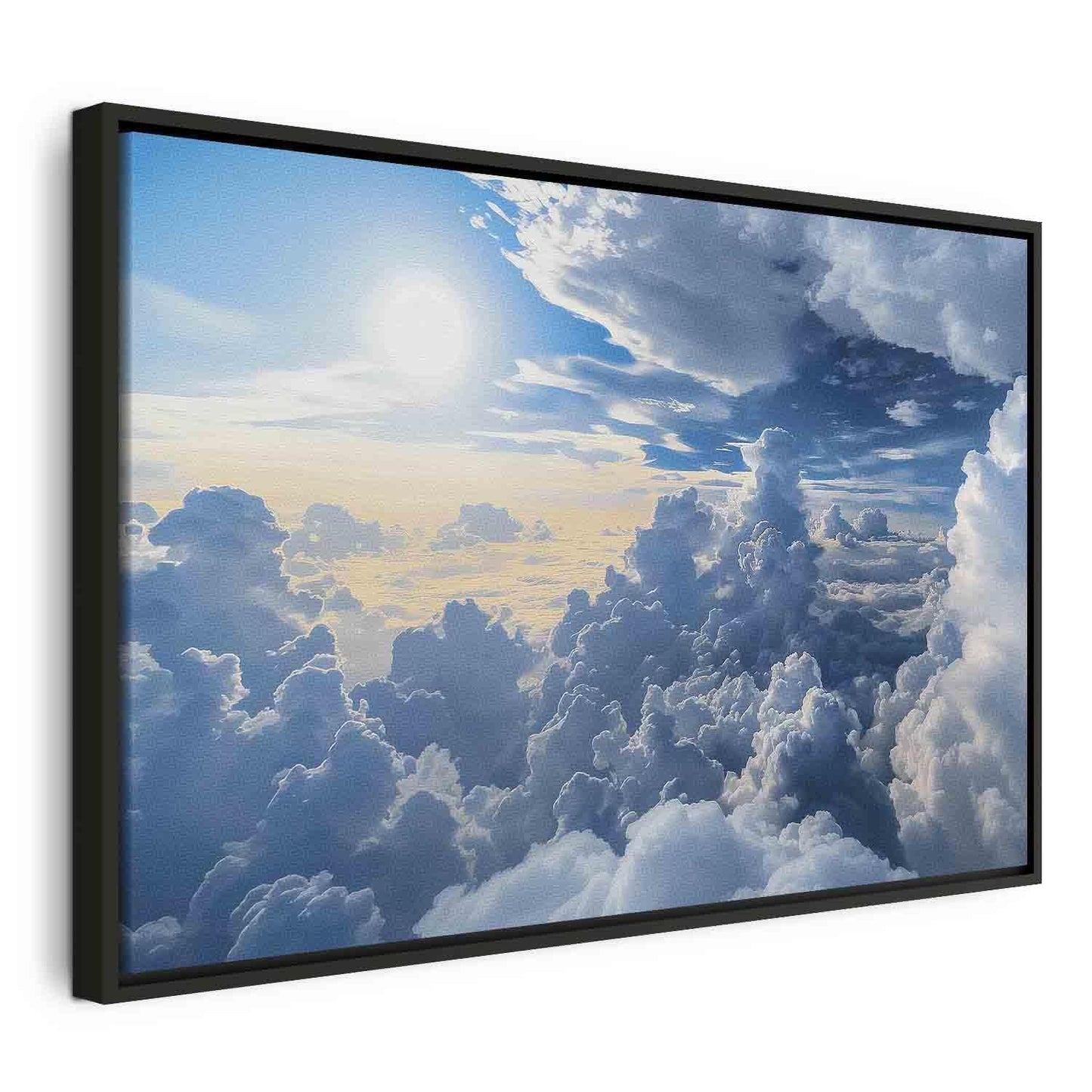 Leinwandbild - Symphony of Light: Sun and Clouds Collaborating on a Beautiful Sky Artgeist