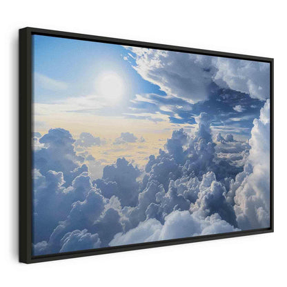 Leinwandbild - Symphony of Light: Sun and Clouds Collaborating on a Beautiful Sky Artgeist