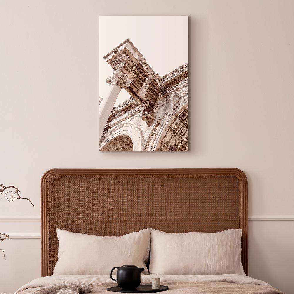 Leinwandbild - Temple of Hadrian (1 Part) Vertical