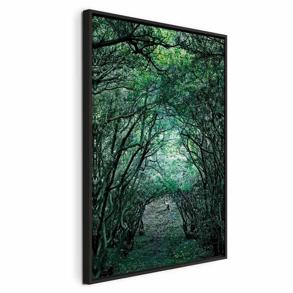 Leinwandbild - Green Pergola (1 Part) Vertical