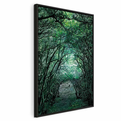 Leinwandbild - Green Pergola (1 Part) Vertical