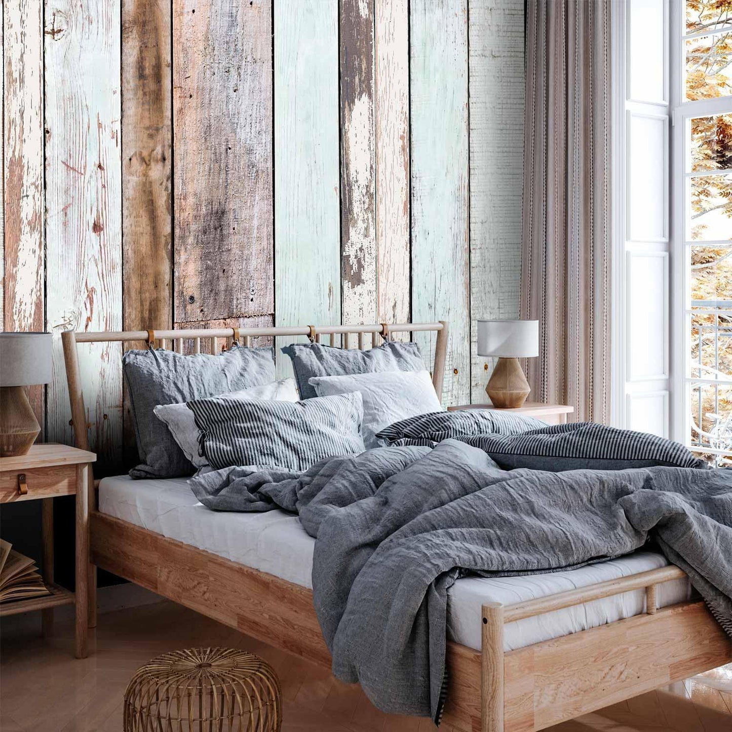 Fototapete - Multi-colored Boards