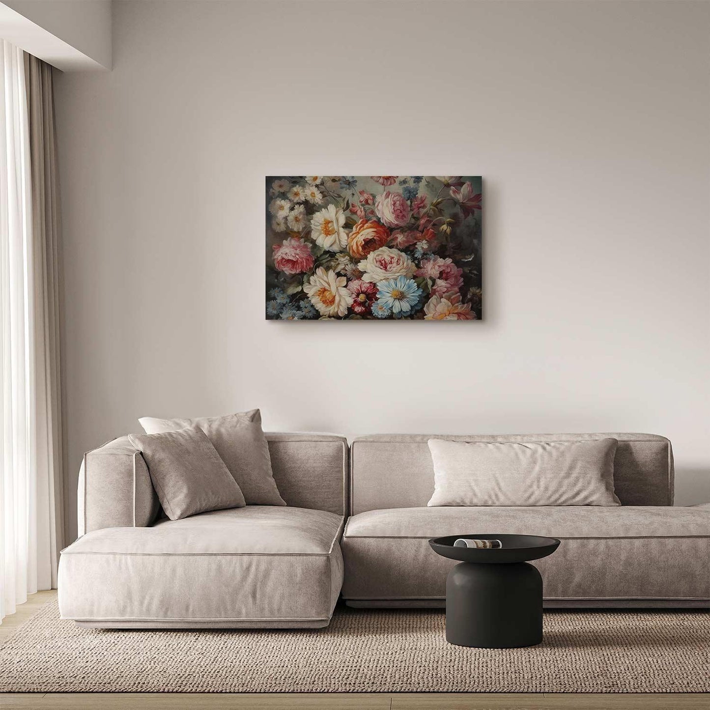 Leinwandbild - The scent of garden flowers