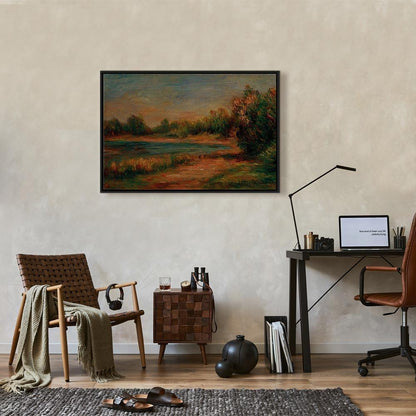 Leinwandbild - Pierre-Auguste Renoir – Paysage à Guernesey