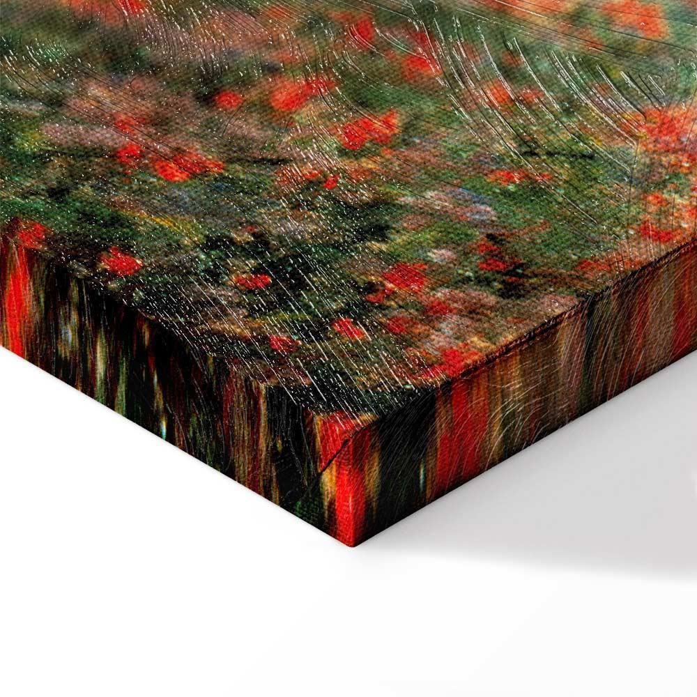 Leinwandbild - Claude Monet – Field with wild Poppies