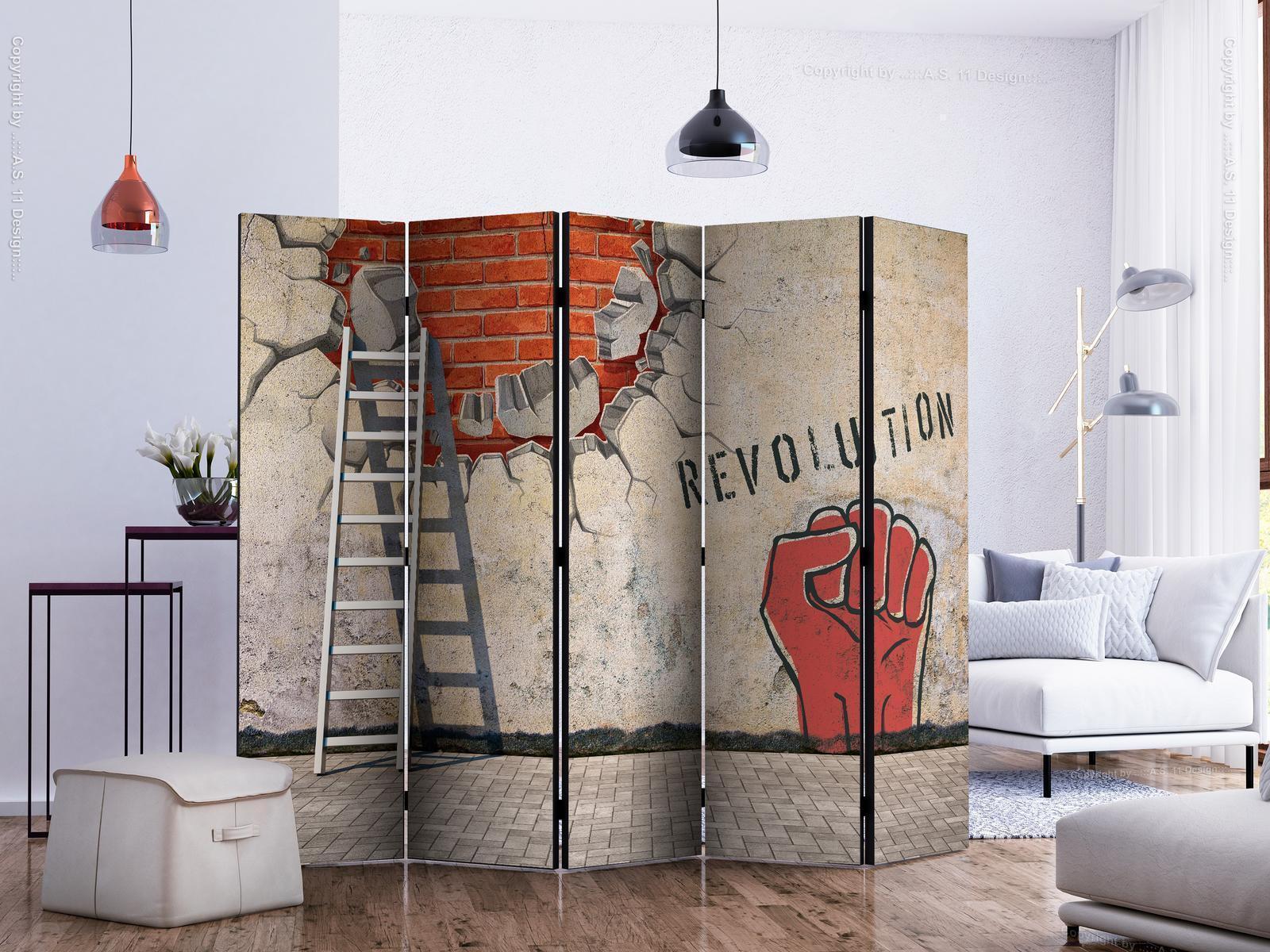 Paravent - The invisible hand of the revolution II Artgeist
