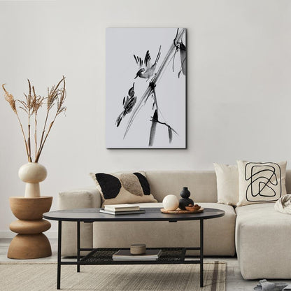 Leinwandbild - Winged Love (1 Part) Vertical