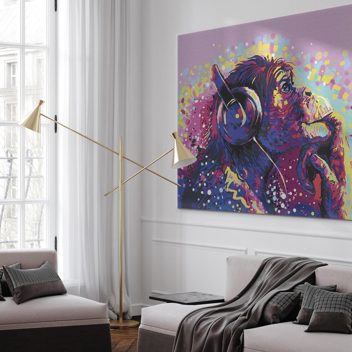 Malen nach Zahlen - Magic Chimpanzee