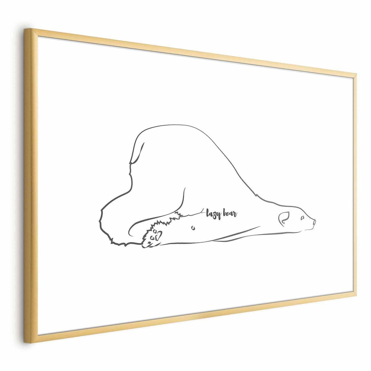 Poster - Lazy Bear