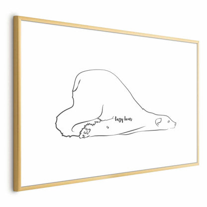 Poster - Lazy Bear
