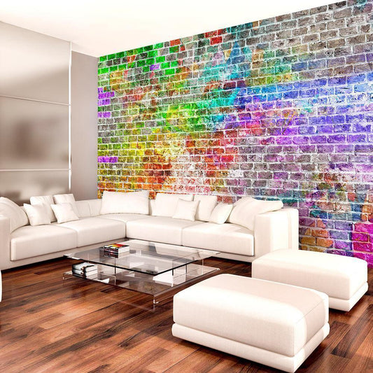 Fototapete - Rainbow Wall Artgeist