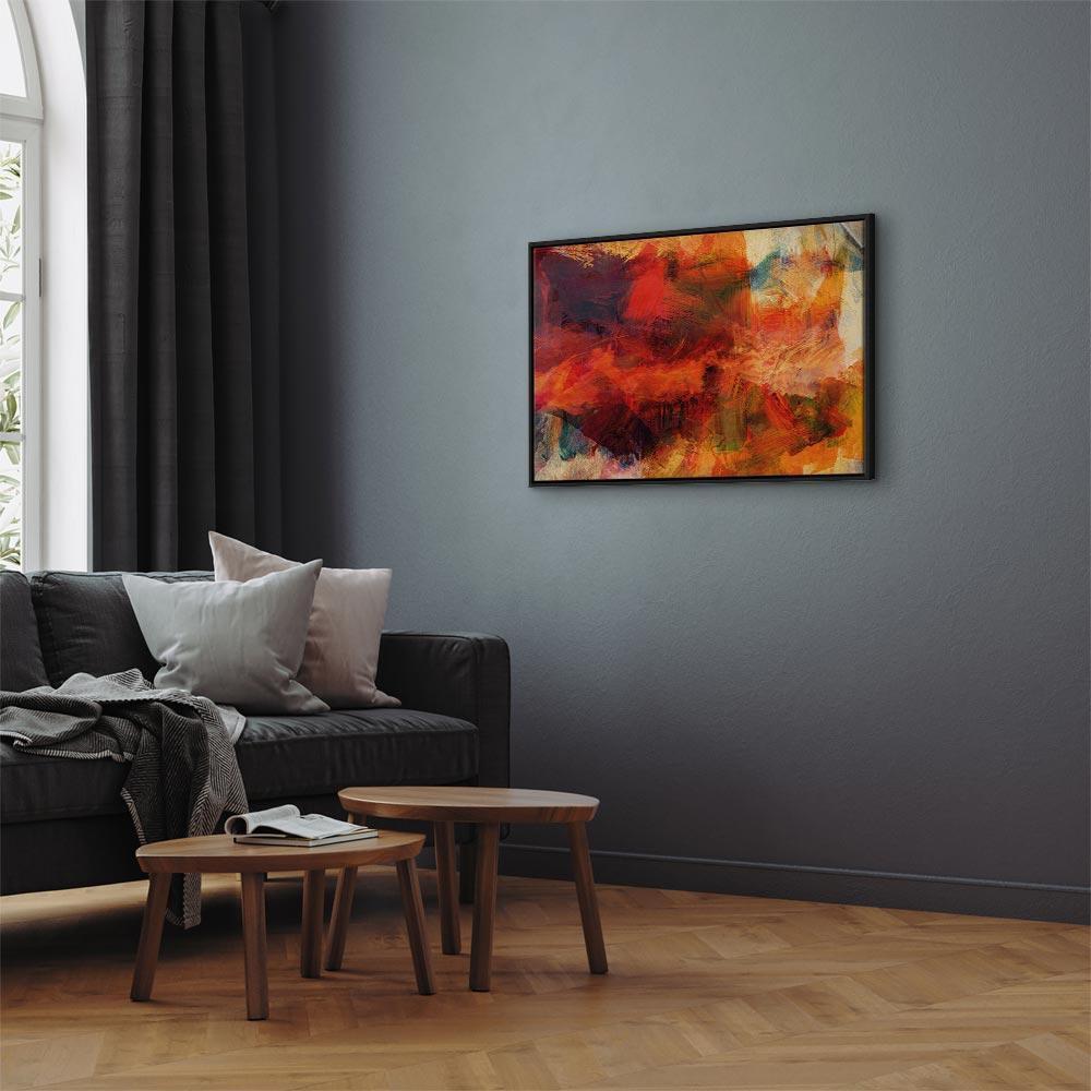 Leinwandbild - Explosion of Wild Colors (1 Part) Wide