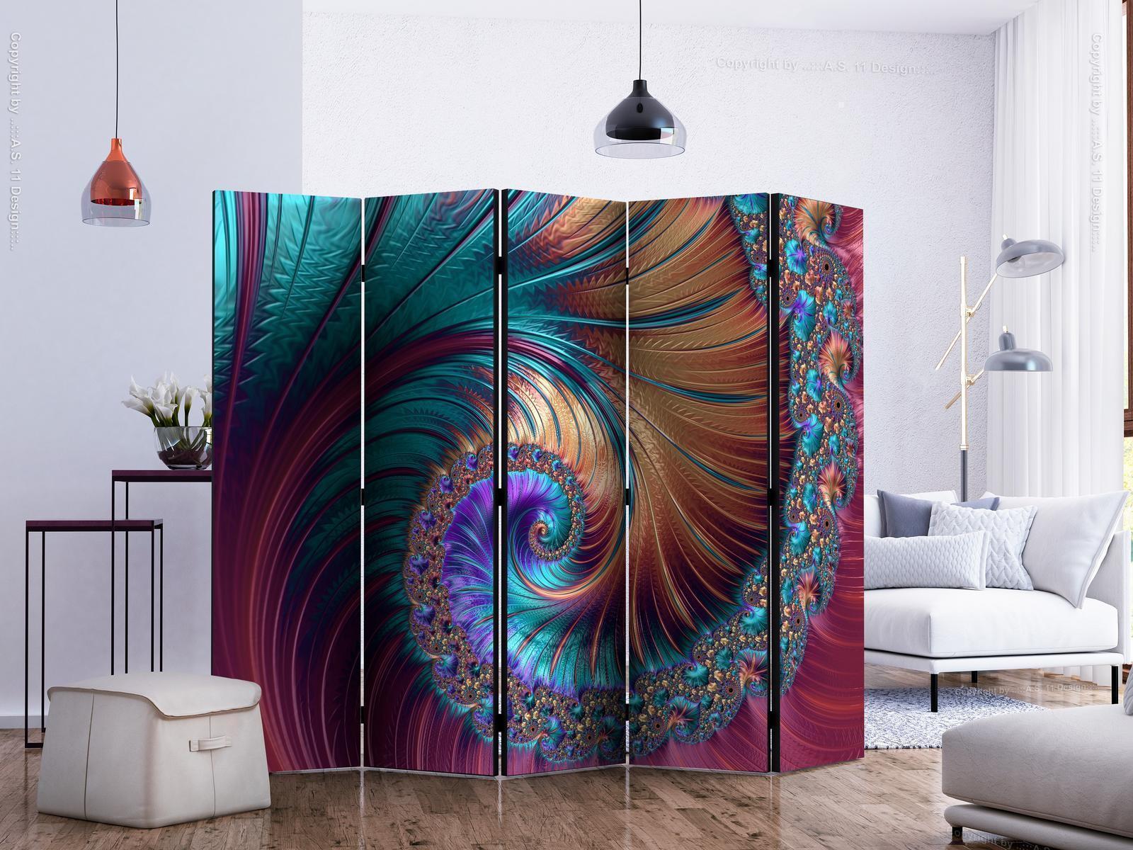 Paravent - Peacock Tail II Artgeist