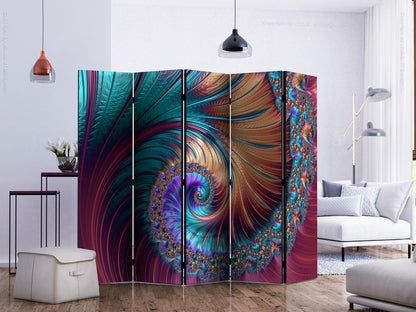 Paravent - Peacock Tail II Artgeist