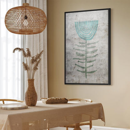 Leinwandbild - Blue Lily (1 Part) Vertical