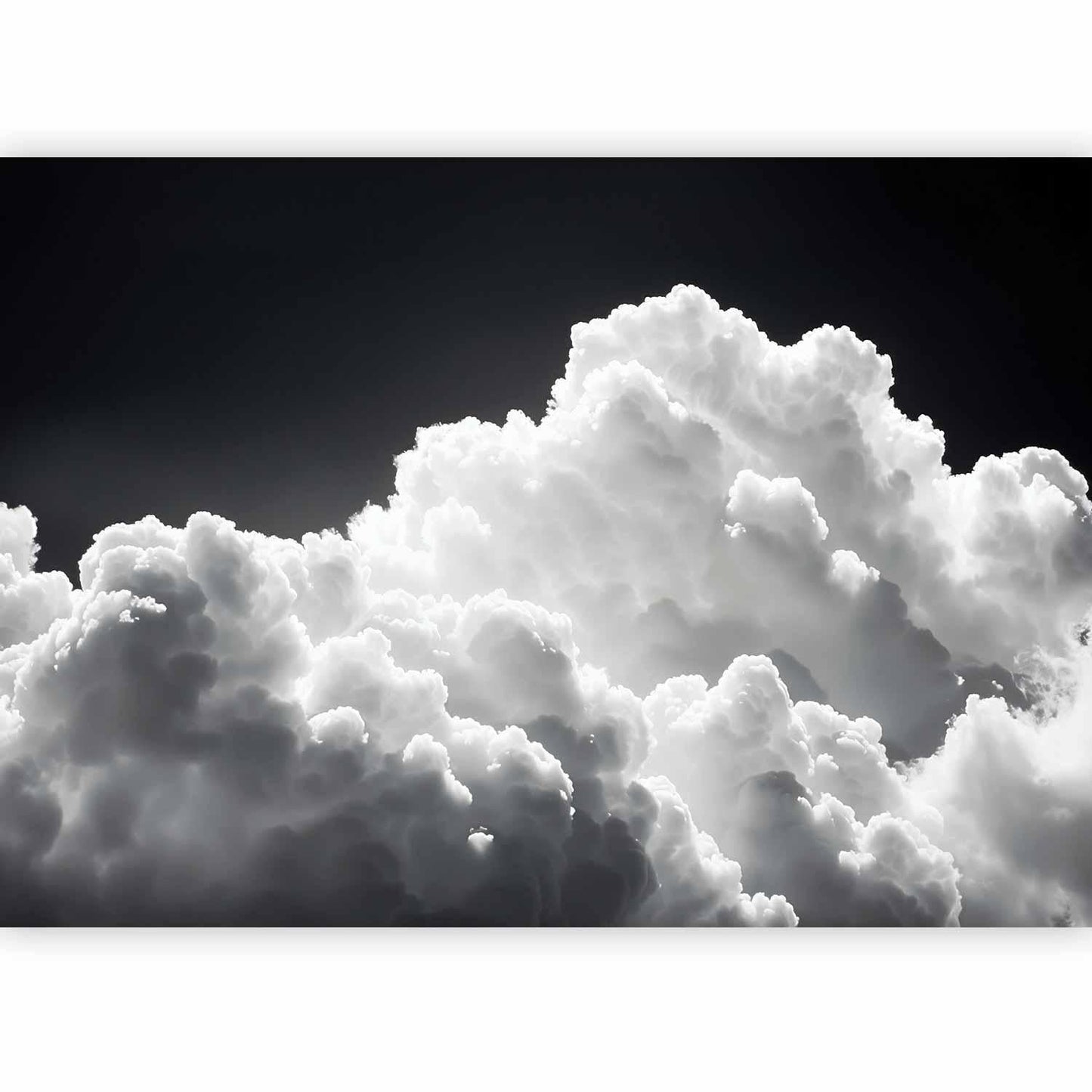 Fototapete - Discover the Endless Play of Sunlight – Clouds and Shadows in the Sky Artgeist