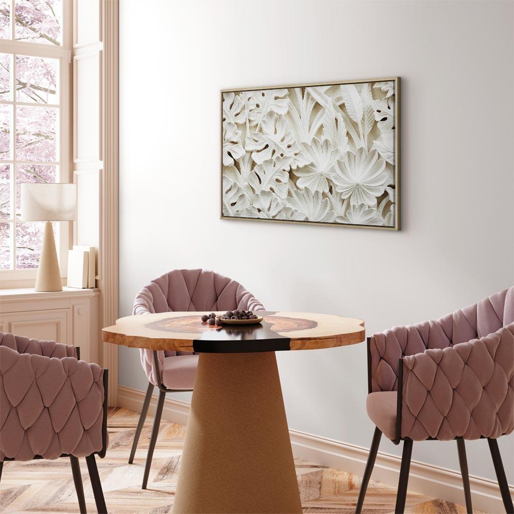 Leinwandbild - Ceramic Leaves (1 Part) Wide