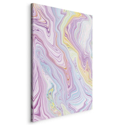 Leinwandbild - Colorful Dream - Abstract Shapes in Pastel Colors Artgeist