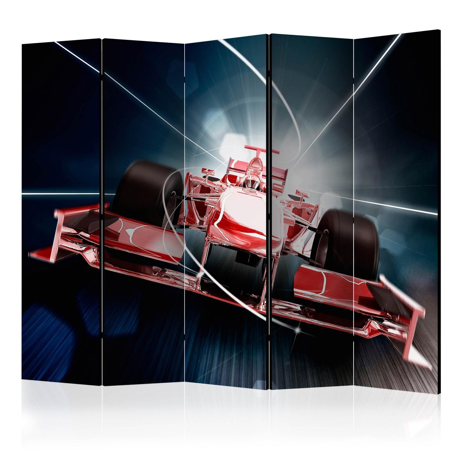 Paravent - Speed and dynamics of Formula 1 II Artgeist