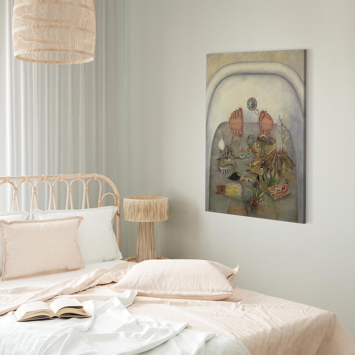 Leinwandbild - Frida Kahlo – What the Water Gave Me