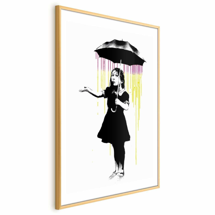 Poster - Girl with an Umbrella Artgeist