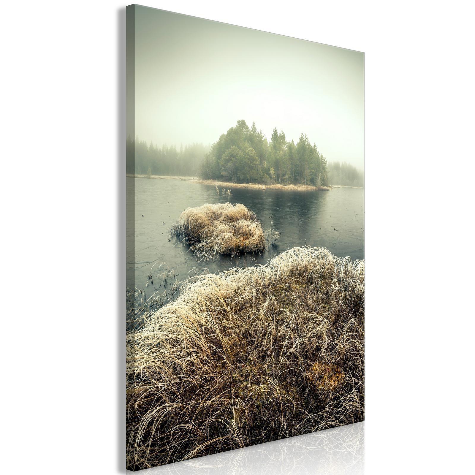 Leinwandbild - Autumn in the Wetlands (1 Part) Vertical Artgeist