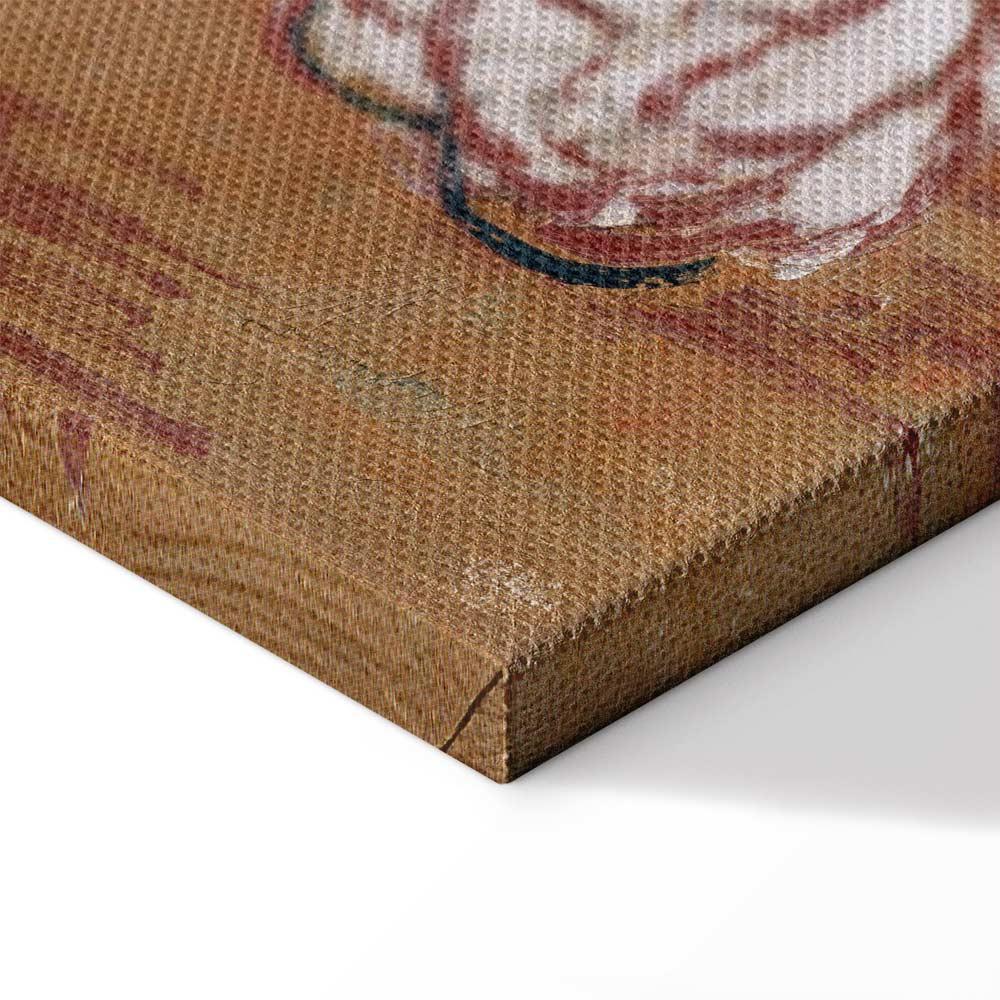 Leinwandbild - Vincent Van Gogh – Stilllife with Japanese vase, roses and anemones