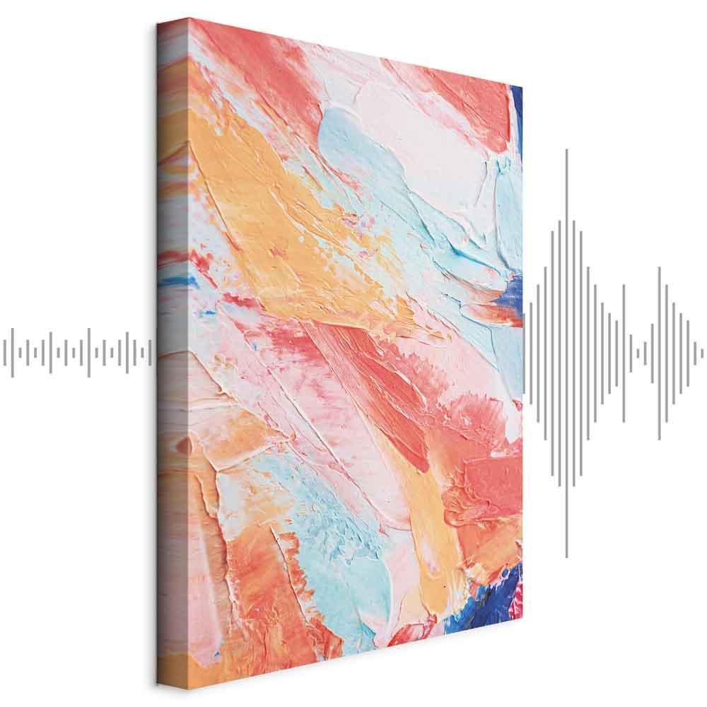 Leinwandbild - Spring Shades - A Colorful Mix of Warm and Cool Tones on Canvas