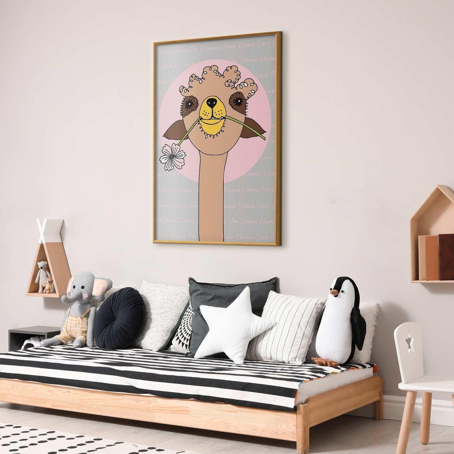 Poster - Cheerful Llama Artgeist