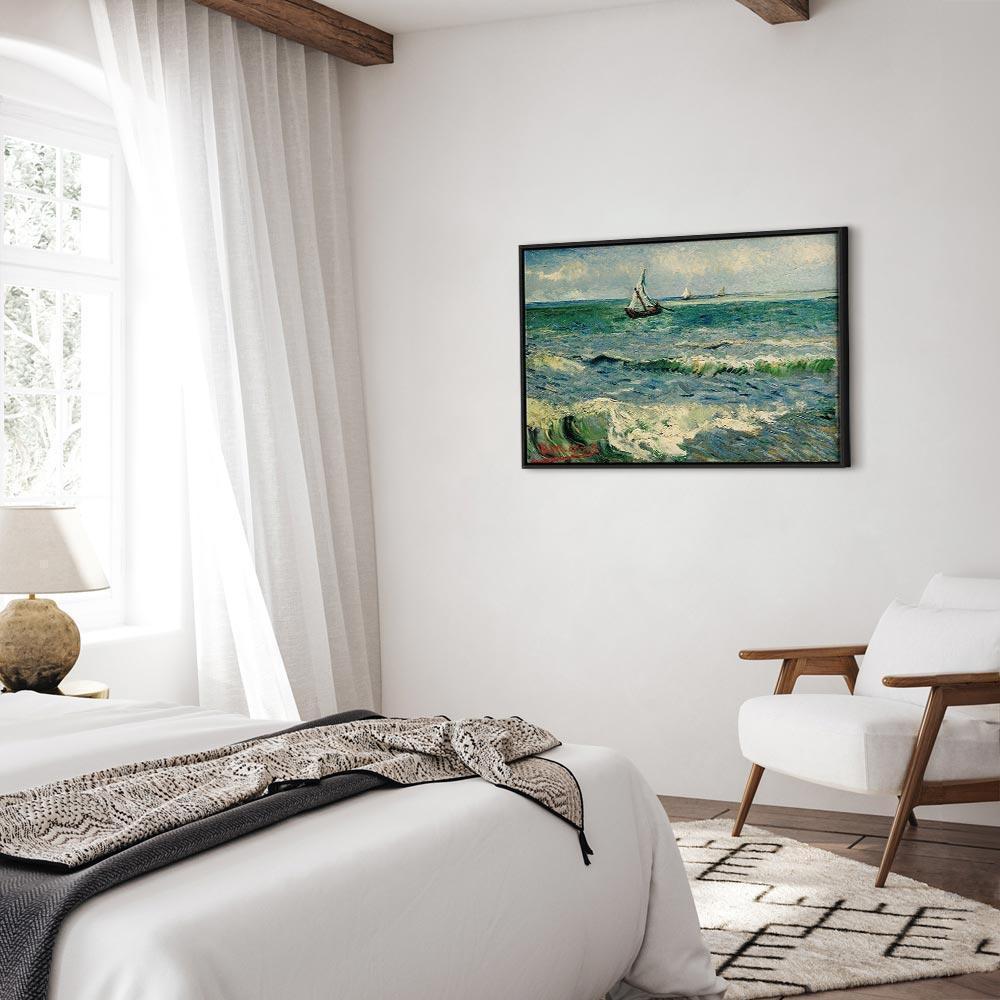 Leinwandbild - Vincent van Gogh – Seascape at Saintes-Maries