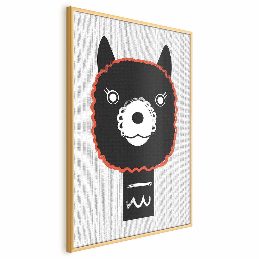 Poster - Decorative Alpaca Artgeist