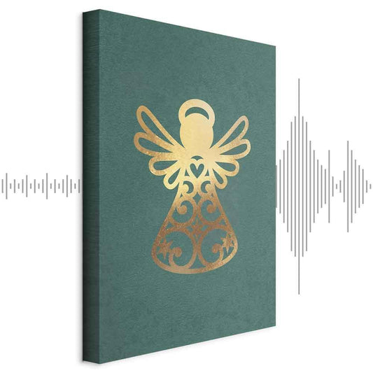 Leinwandbild - Angelic Christmas (1 Part) Vertical