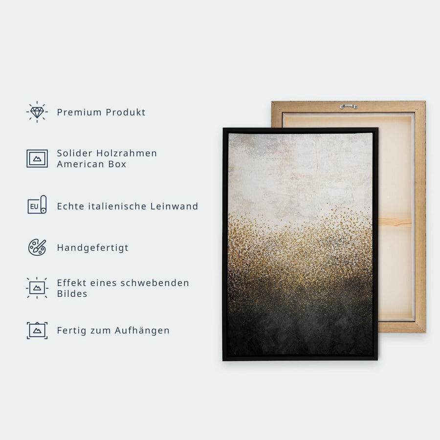 Leinwandbild - World Map: Wooden Stories Artgeist