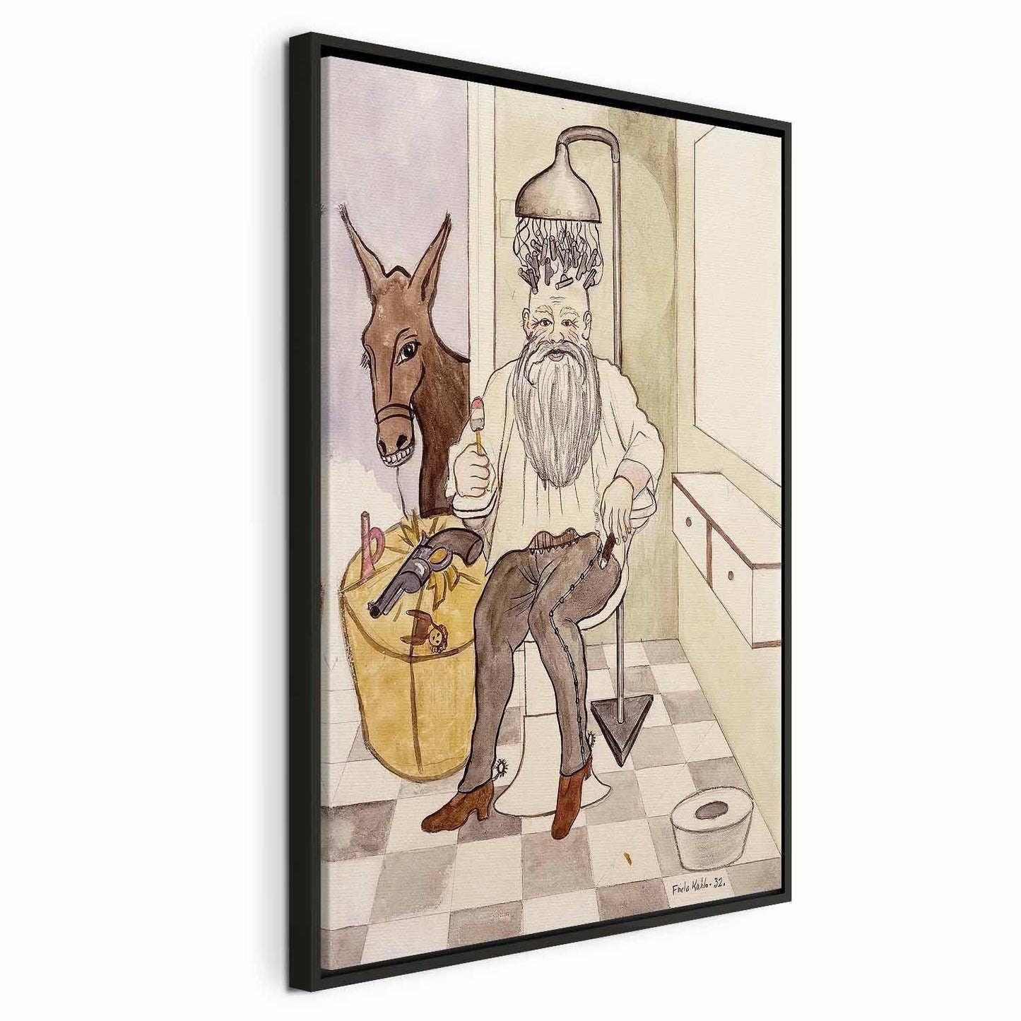 Leinwandbild - Frida Kahlo – The Beauty Salon