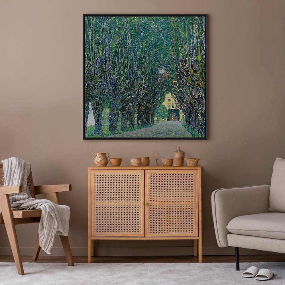 Leinwandbild - Gustav Klimt – Avenue in the Park of Schloss Kammer