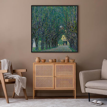 Leinwandbild - Gustav Klimt – Avenue in the Park of Schloss Kammer