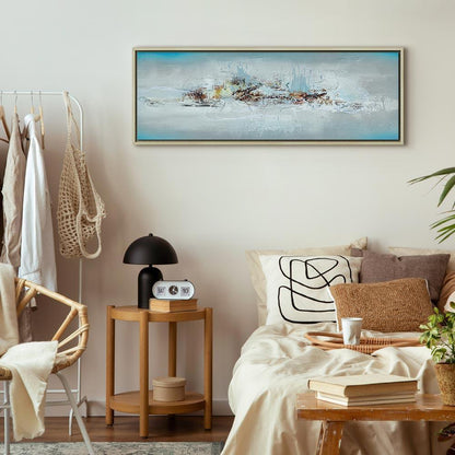 Leinwandbild - Winter Outside the Window (1 Part) Narrow