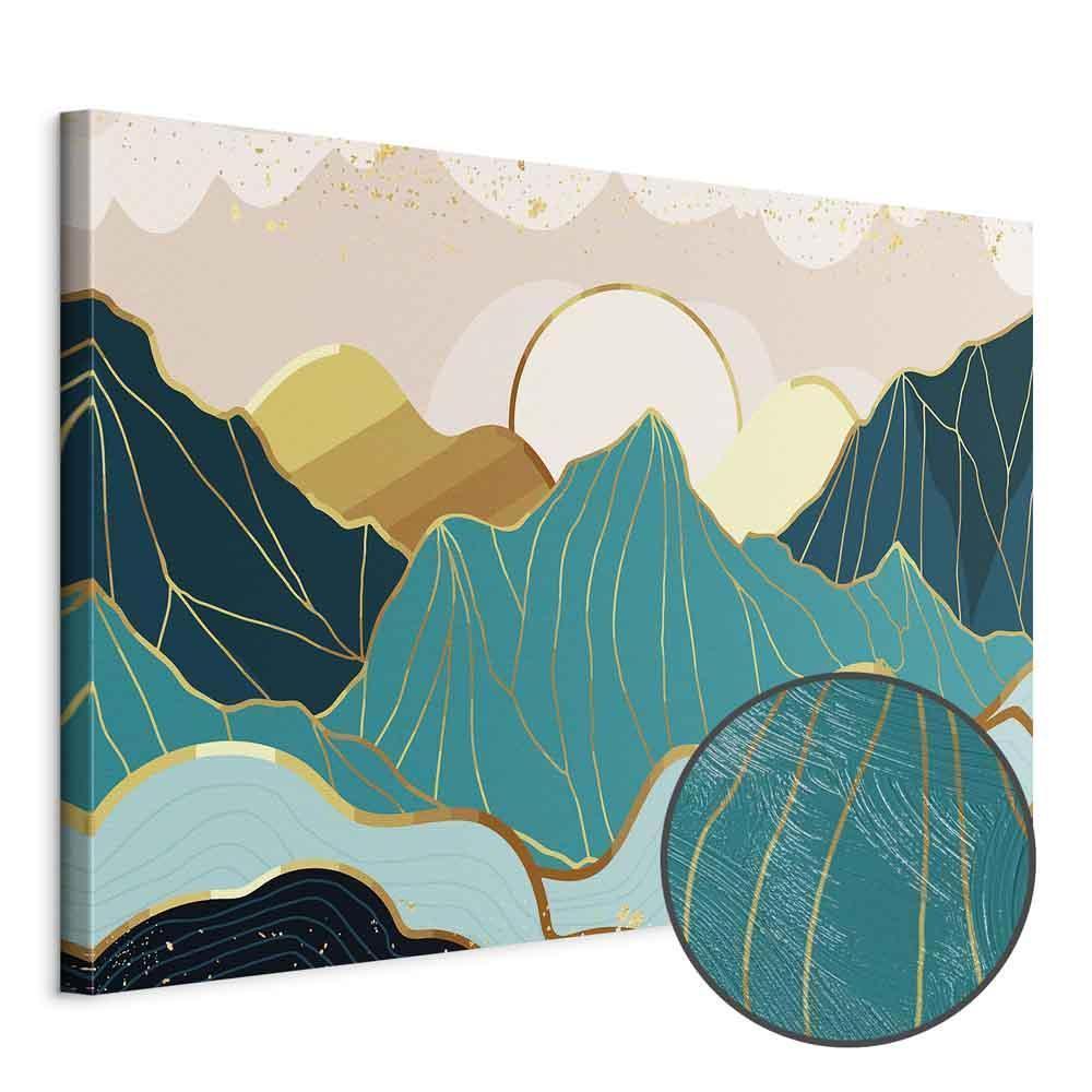 Leinwandbild - Green Pastures (1 Part) Wide