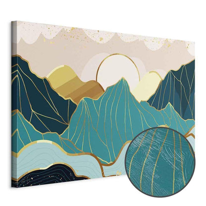 Leinwandbild - Green Pastures (1 Part) Wide