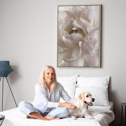 Leinwandbild - Fluffy Distraction (1 Part) Vertical