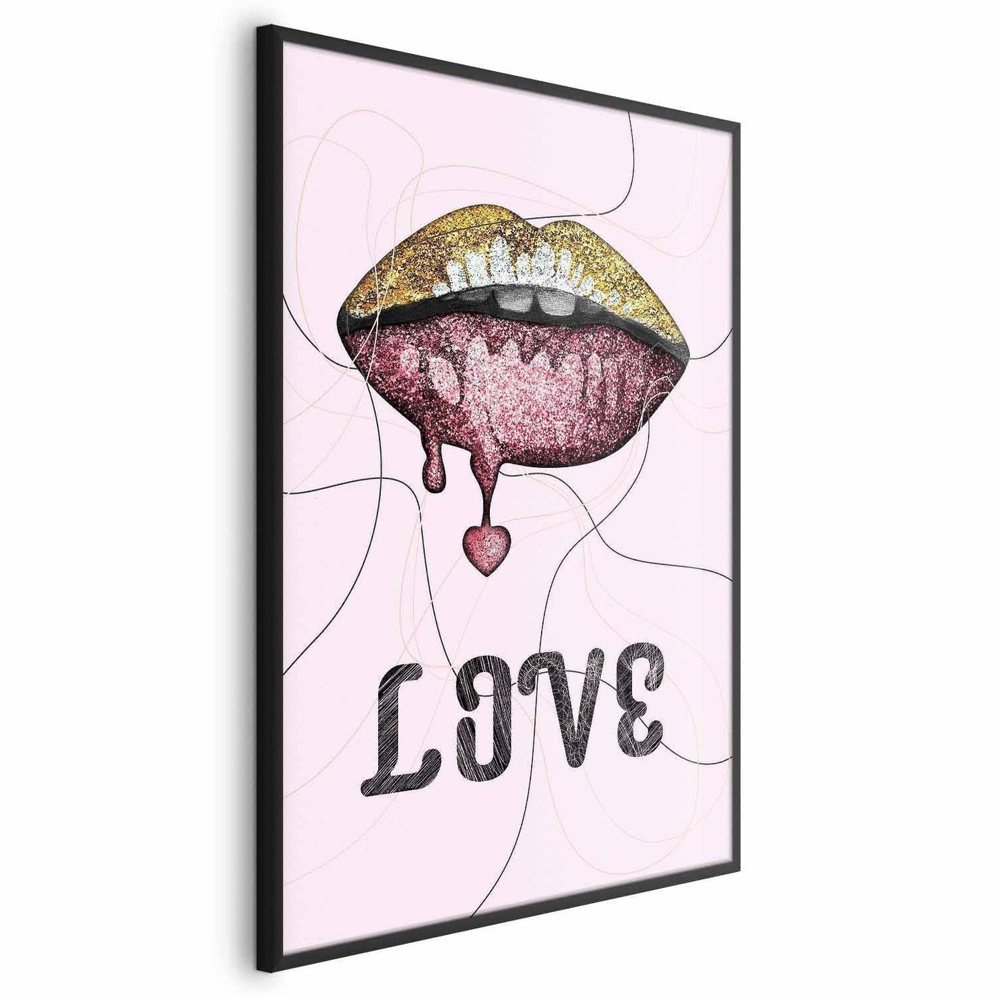 Poster - Fluid Lips Artgeist