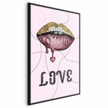 Poster - Fluid Lips Artgeist