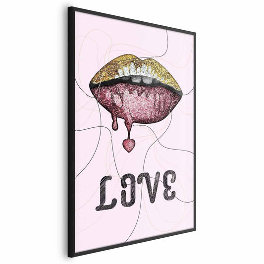 Poster - Fluid Lips Artgeist