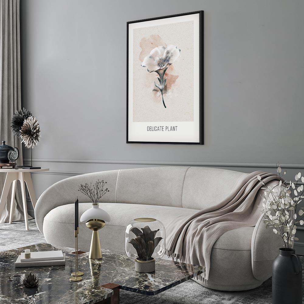 Leinwandbild - Delicate Plant (1 Part) Vertical