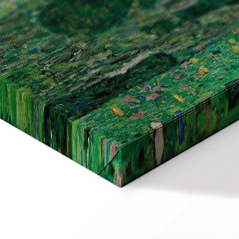 Leinwandbild - Gustav Klimt – Oberösterreichisches Bauernhaus